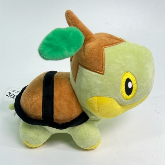 Pokémon Turtwig 8” Plushie Official Authentic Stuffed Animal Toy Green & Brown - Picture 5 of 12